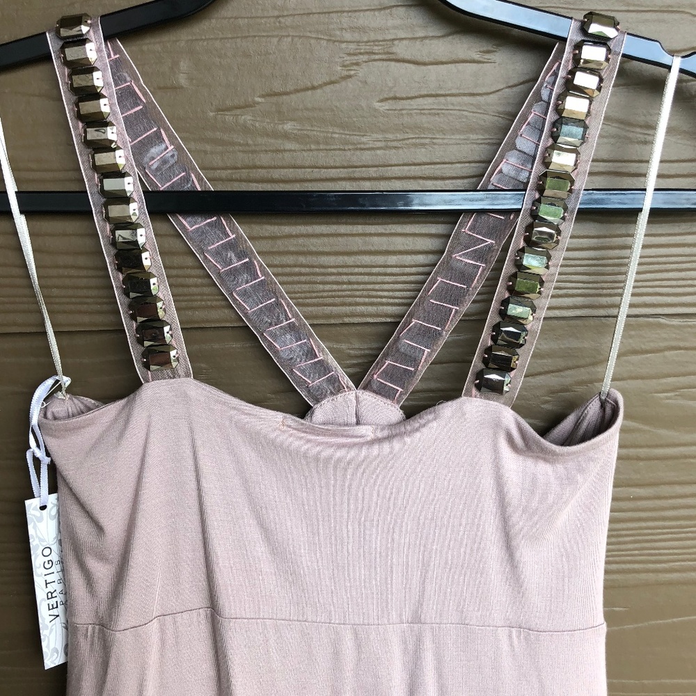 🆕⬇️$40Vertigo Paris Jewel Top Shirt Blouse - Picture 5 of 7